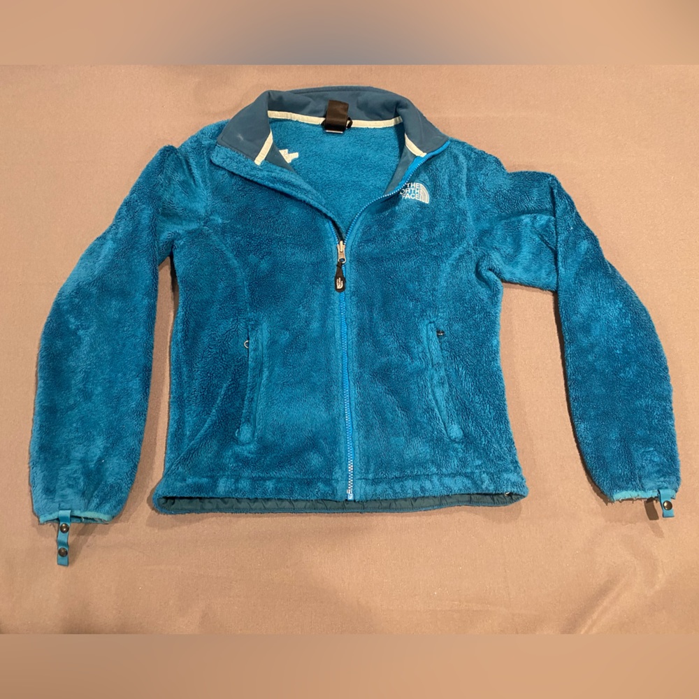 Woman’s The North Face Fleece Jacket Teal S
